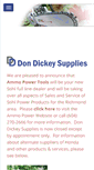 Mobile Screenshot of dondickey.com